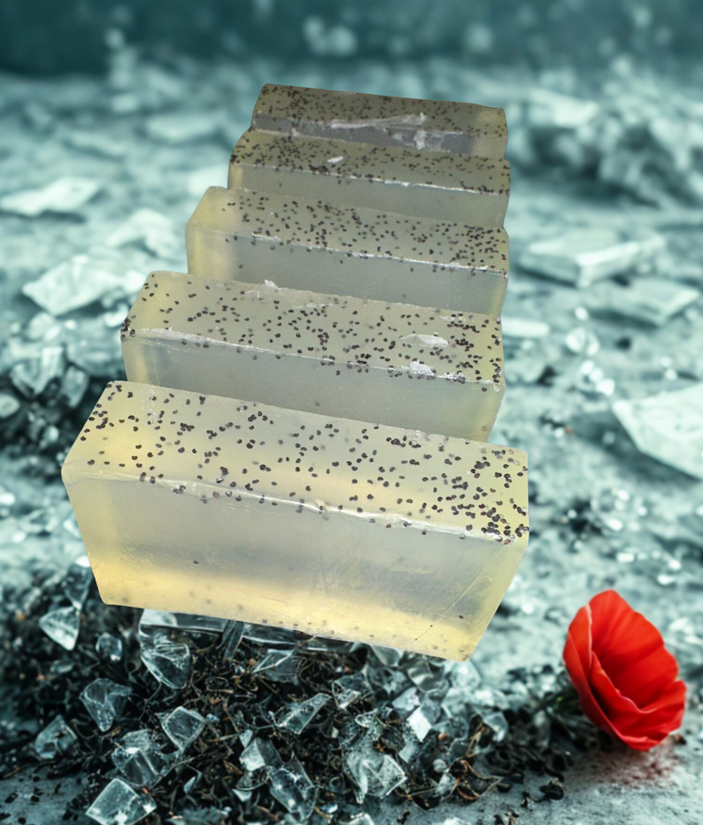 Organic Tea Tree & Poppy Soap Bar