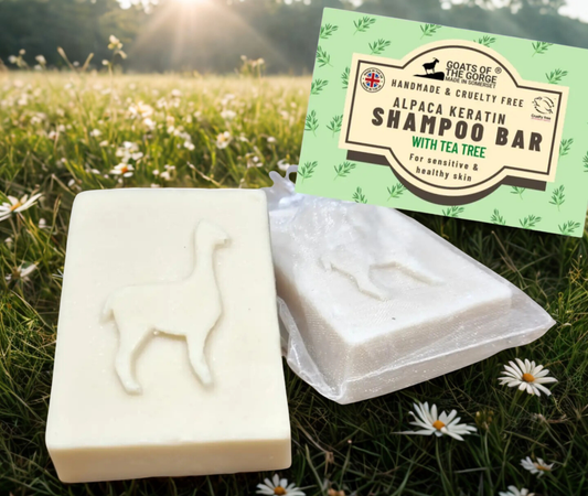Alpaca Keratin Natural Tea Tree Shampoo Bar