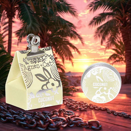 Agnes and Cat Coconut Natural Lip Balm