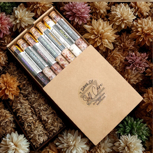 The Seven Scents Bath Salts In Vials - Gift Pack of 7