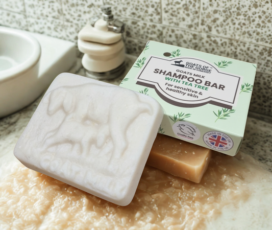 Goats Milk Soap Bar (Shampoo Bar) 100% Natural