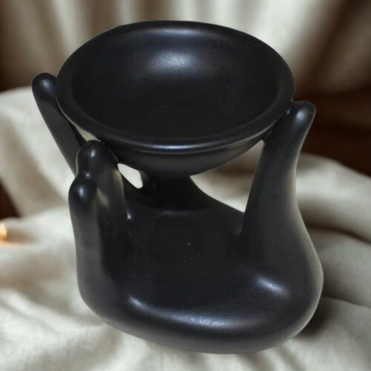 Helping Hand Oil Burner - Black