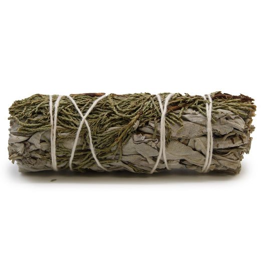 White Sage & Juniper Smudge Stick 10cm
