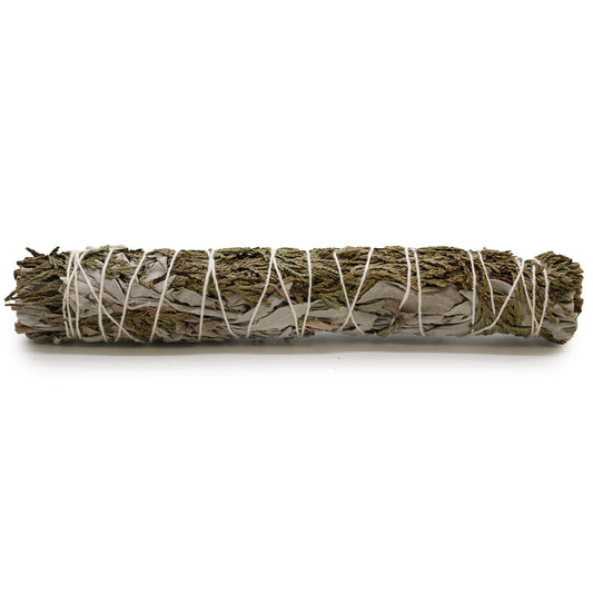 White Sage & Cedar long Smudge Stick 22 cm