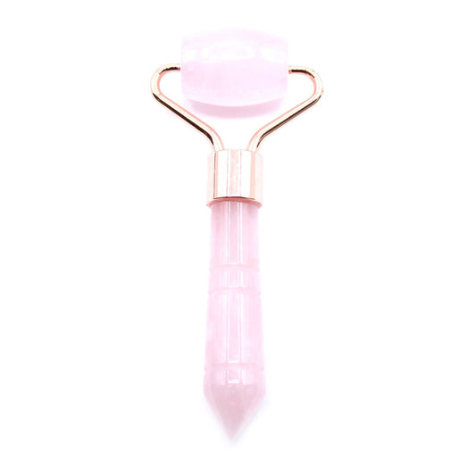 Rose Quartz Gemstone Mini Face Roller